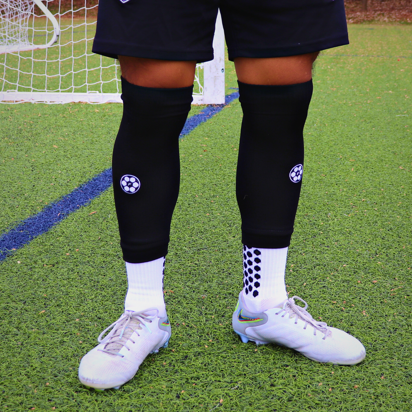 Black Soccer Leg Sleeve