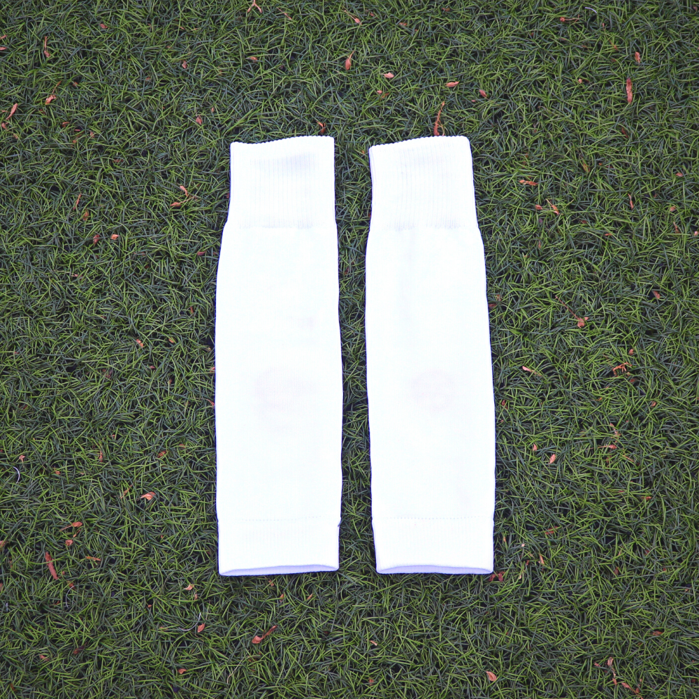 White Soccer Leg Sleeve