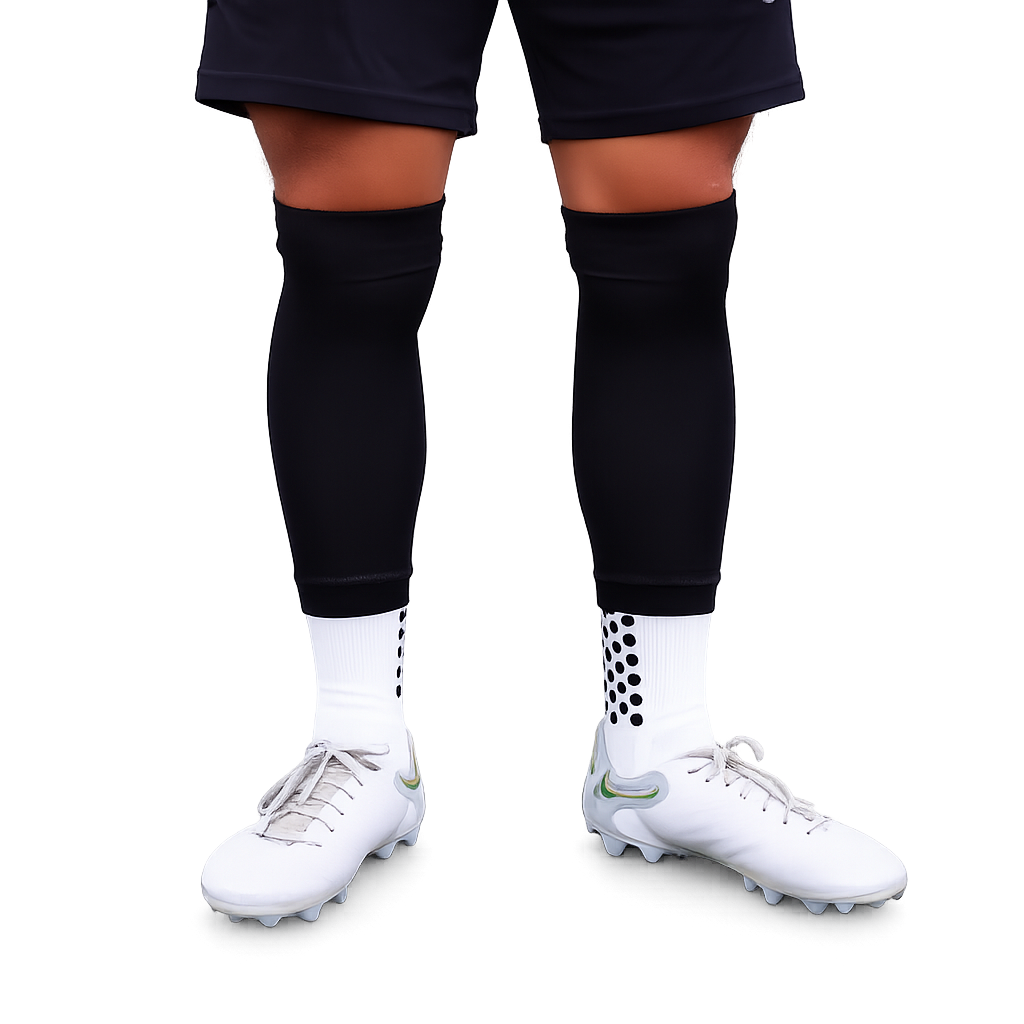 Black Soccer Leg Sleeve