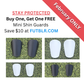 Buy one, Get one FREE - mini shin guards