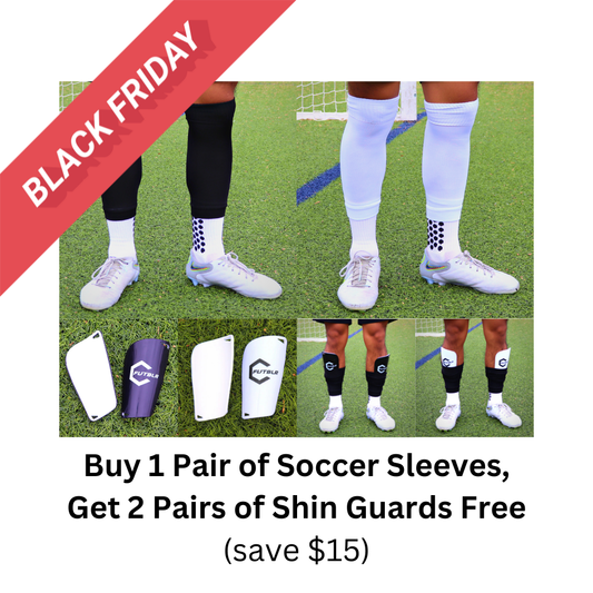 Soccer Sleeve + 2 Shin Guard Pairs